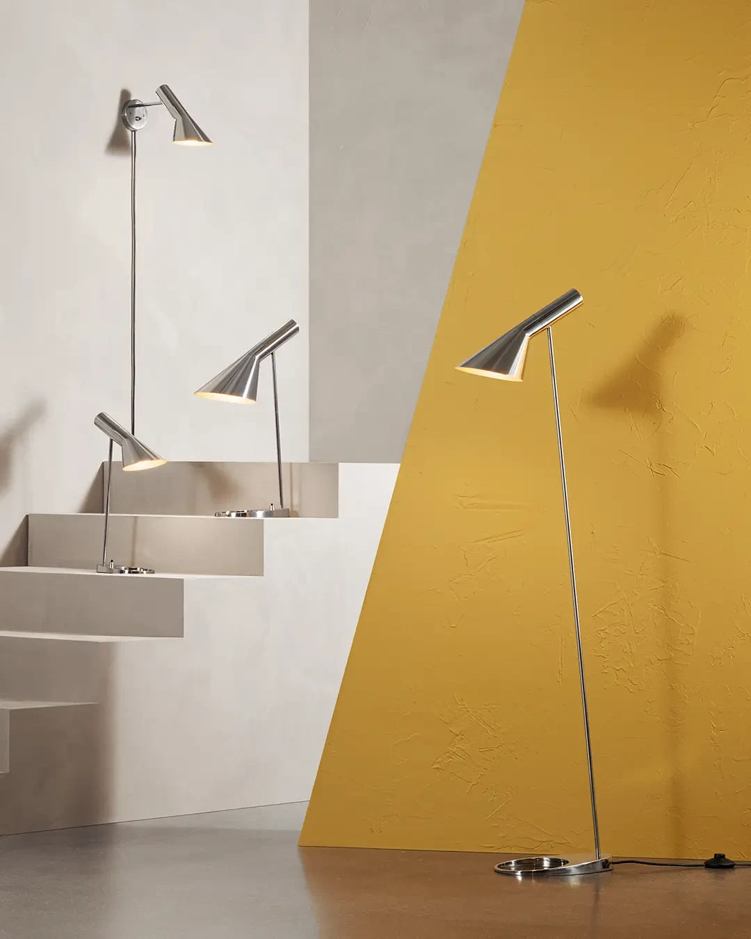 AJ Bordlampe – Stainless steel polished