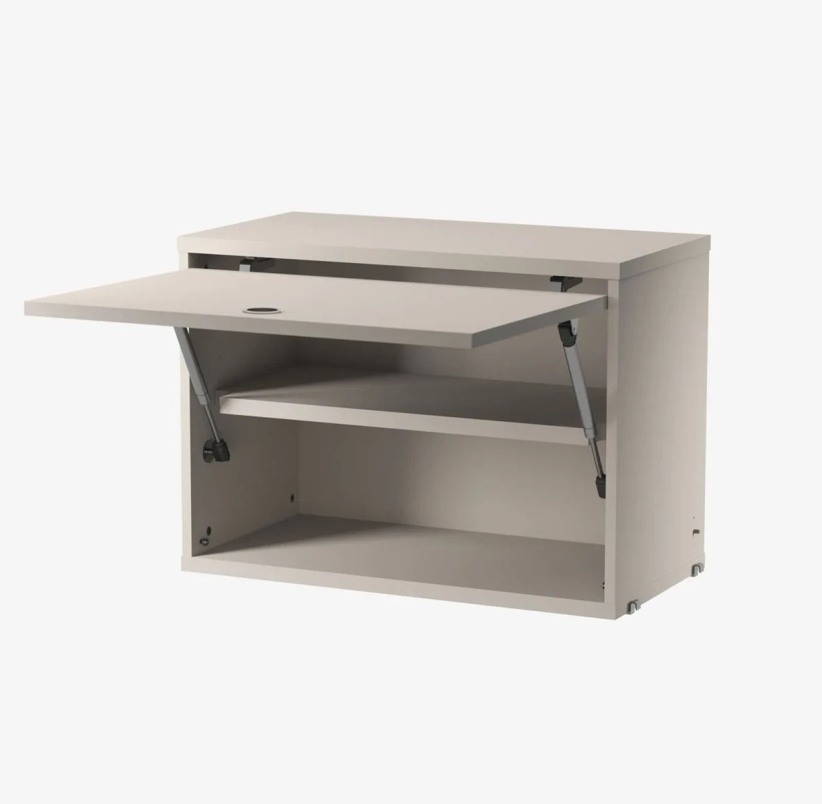 Skap med klaffdør 58x30x42 Beige
