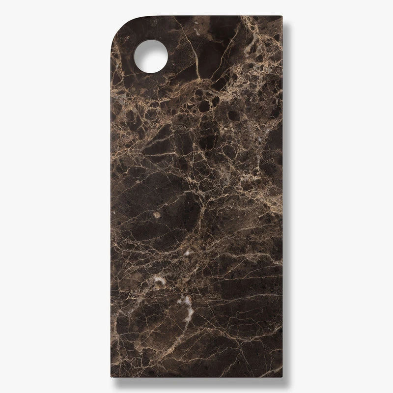 MARBLE serveringsbrett, large, Brown