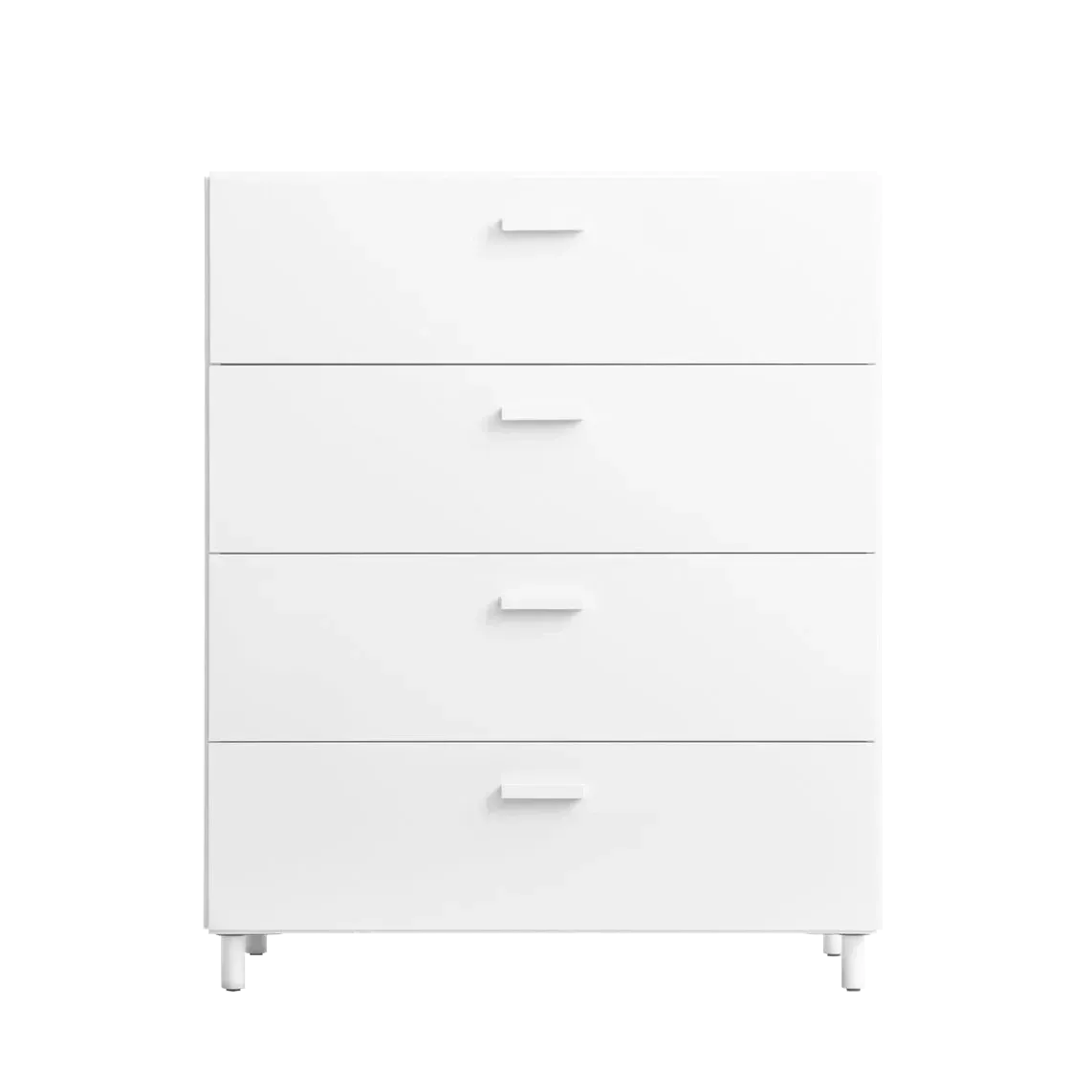 Relief kommode, bred 82x41x92,2 Hvit (RELIEF-CHD-820-300)