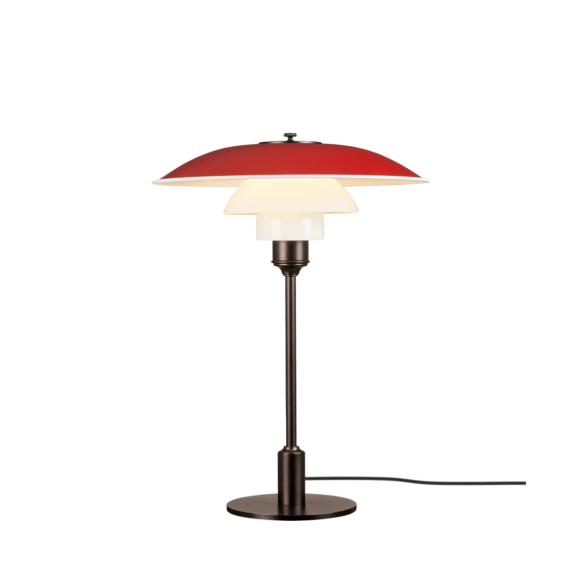 PH 3½-2½ Metall Bordlampe – Red