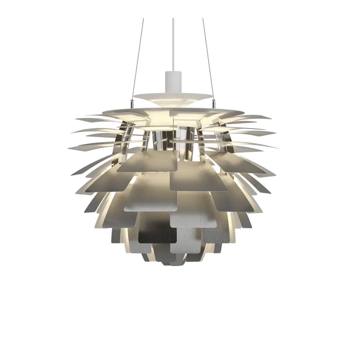 PH Artichoke – Stainless steel Ø 600 E27-sokkel, maks 100 W