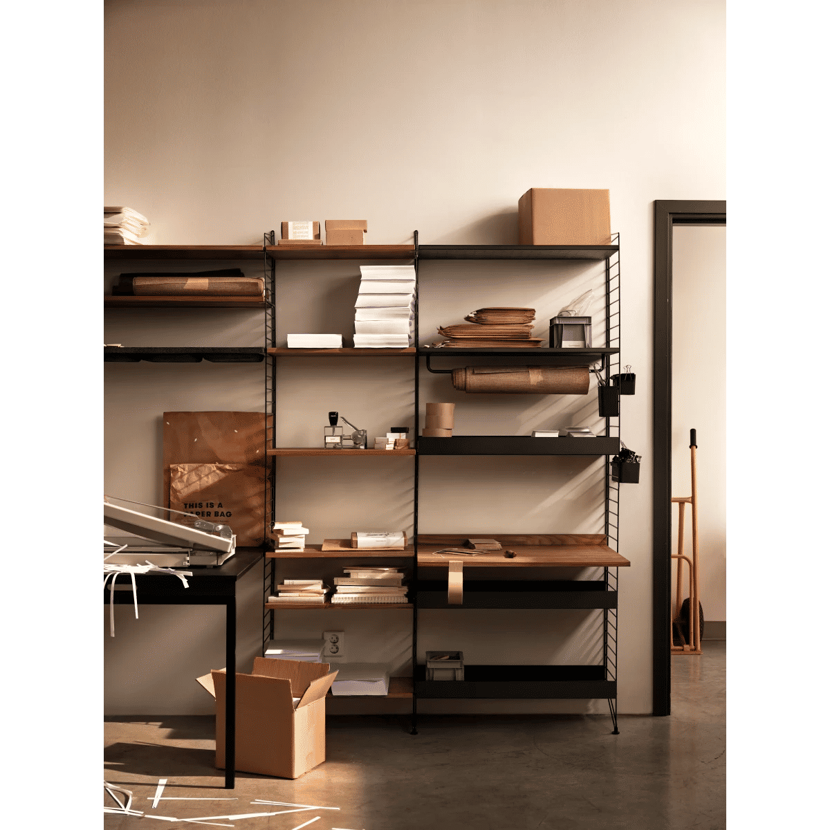 Arbeidsbord 78x58x2 Valnøtt