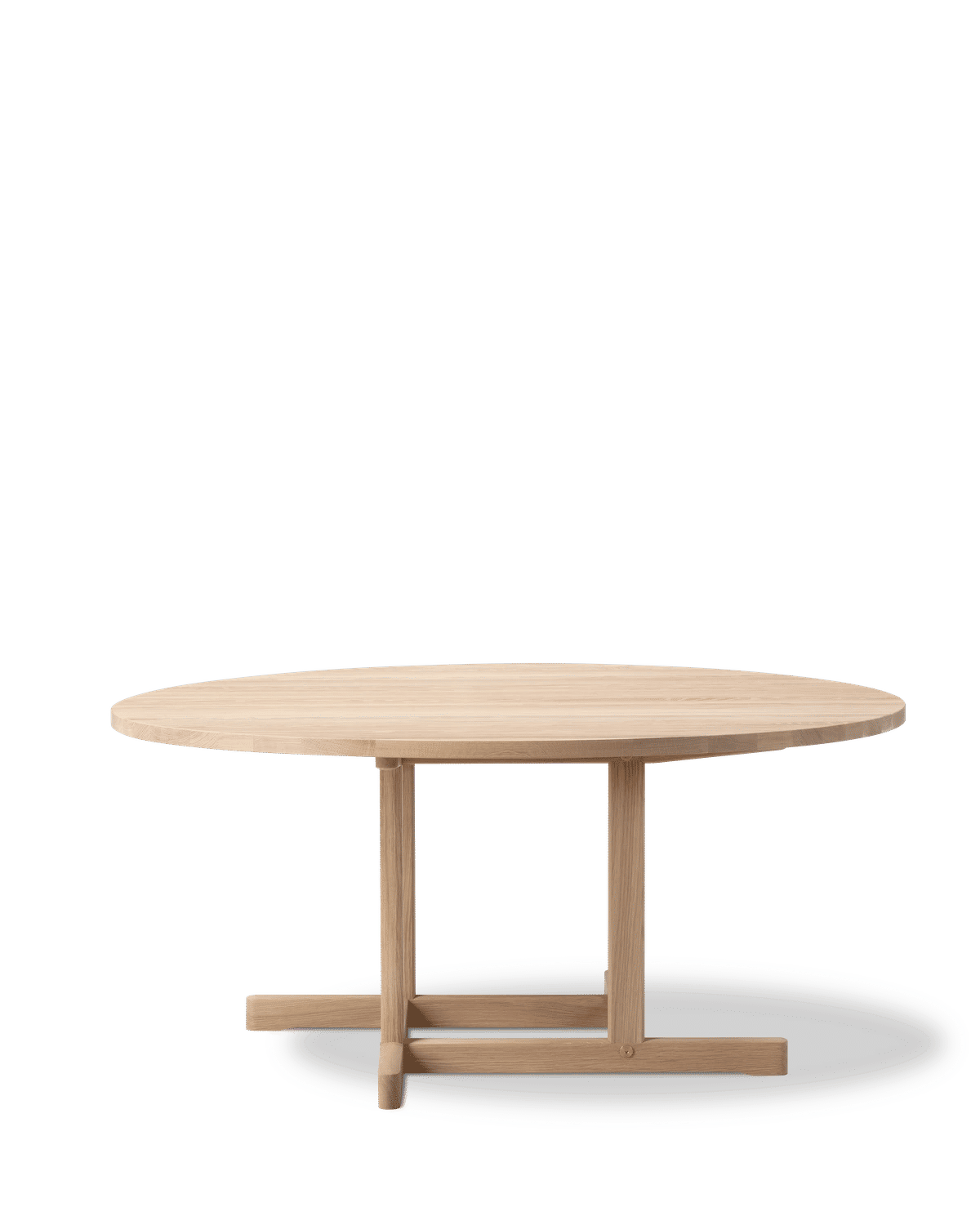 BM80 (5272) Mogensen Coffee Table, Ø120 cm – Eik såpe, FSC Mix 70%