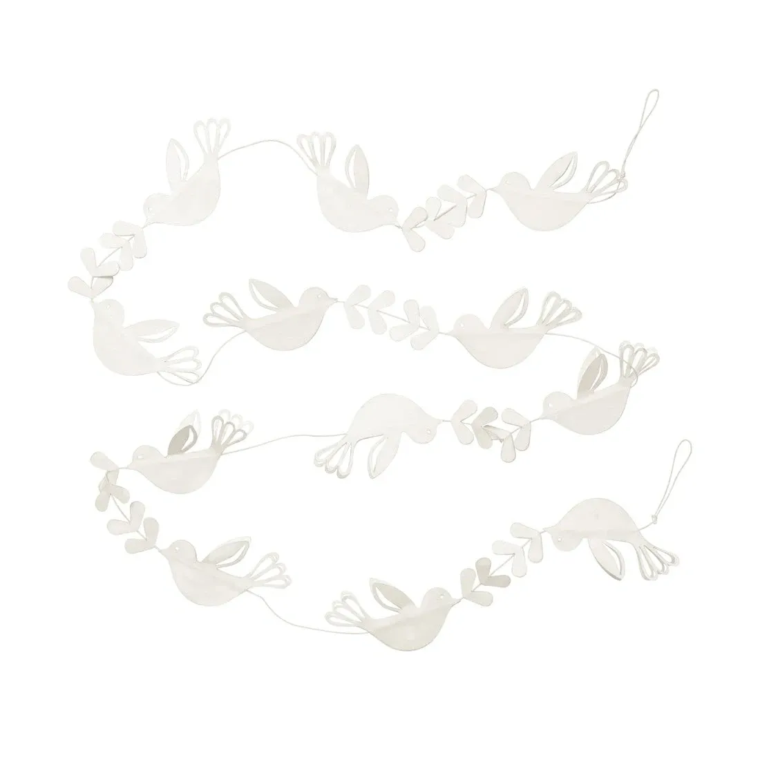 Nostalgia Guirlande Bird Off White L180xH7cm