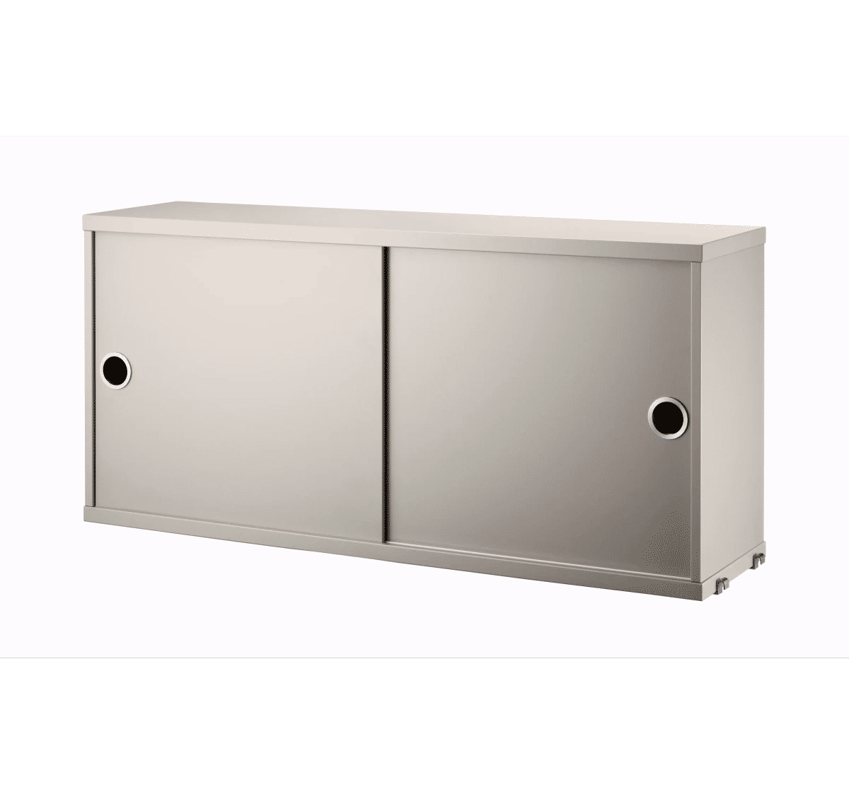 Skap med skyvedør 78x20x37 Beige