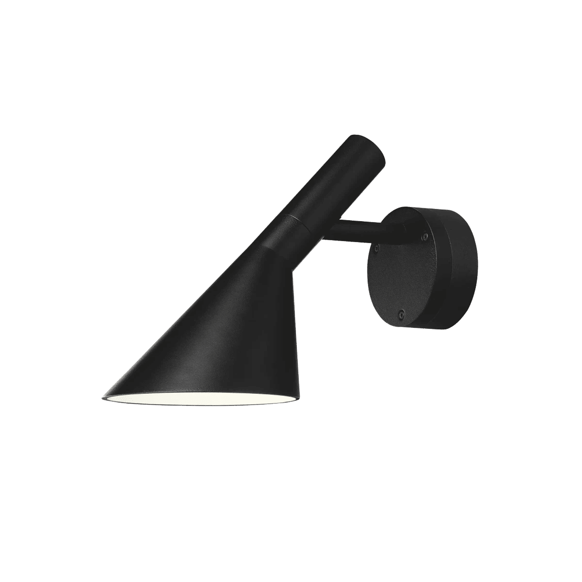 AJ 50 Utendørs Vegglampe – Black texture
