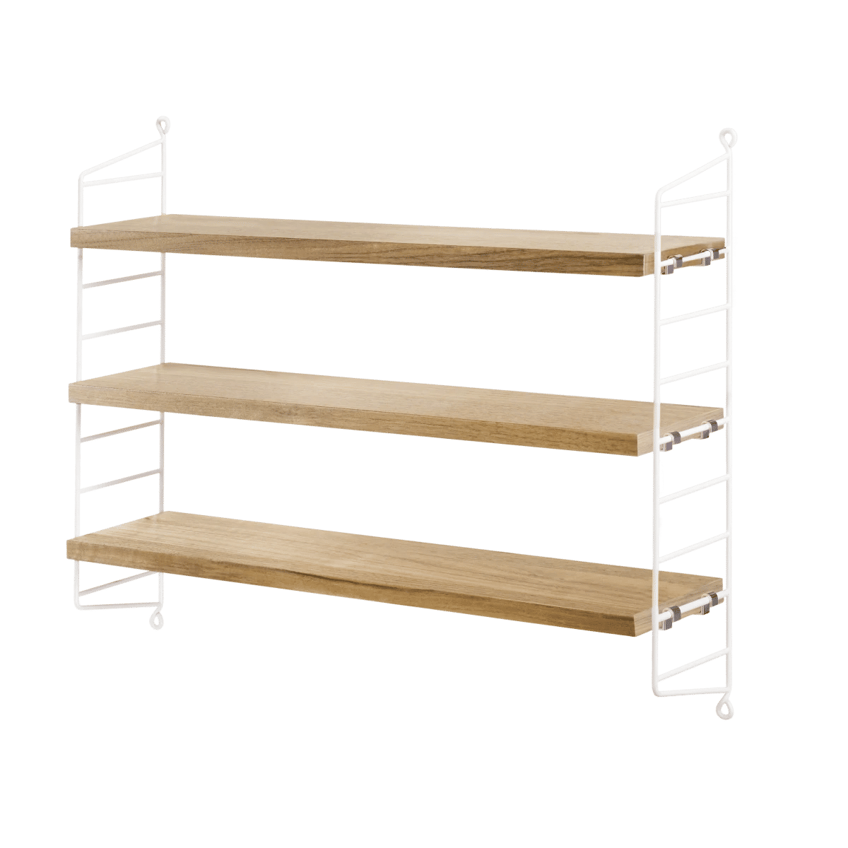 String Pocket 60x15x50 Eik, Hvit