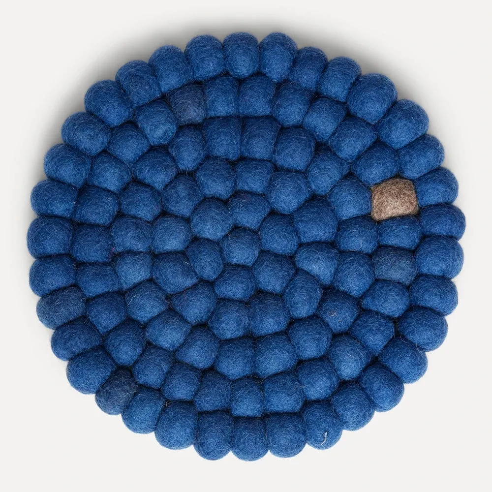 Wooldot Coaster - Hav/Gråstein