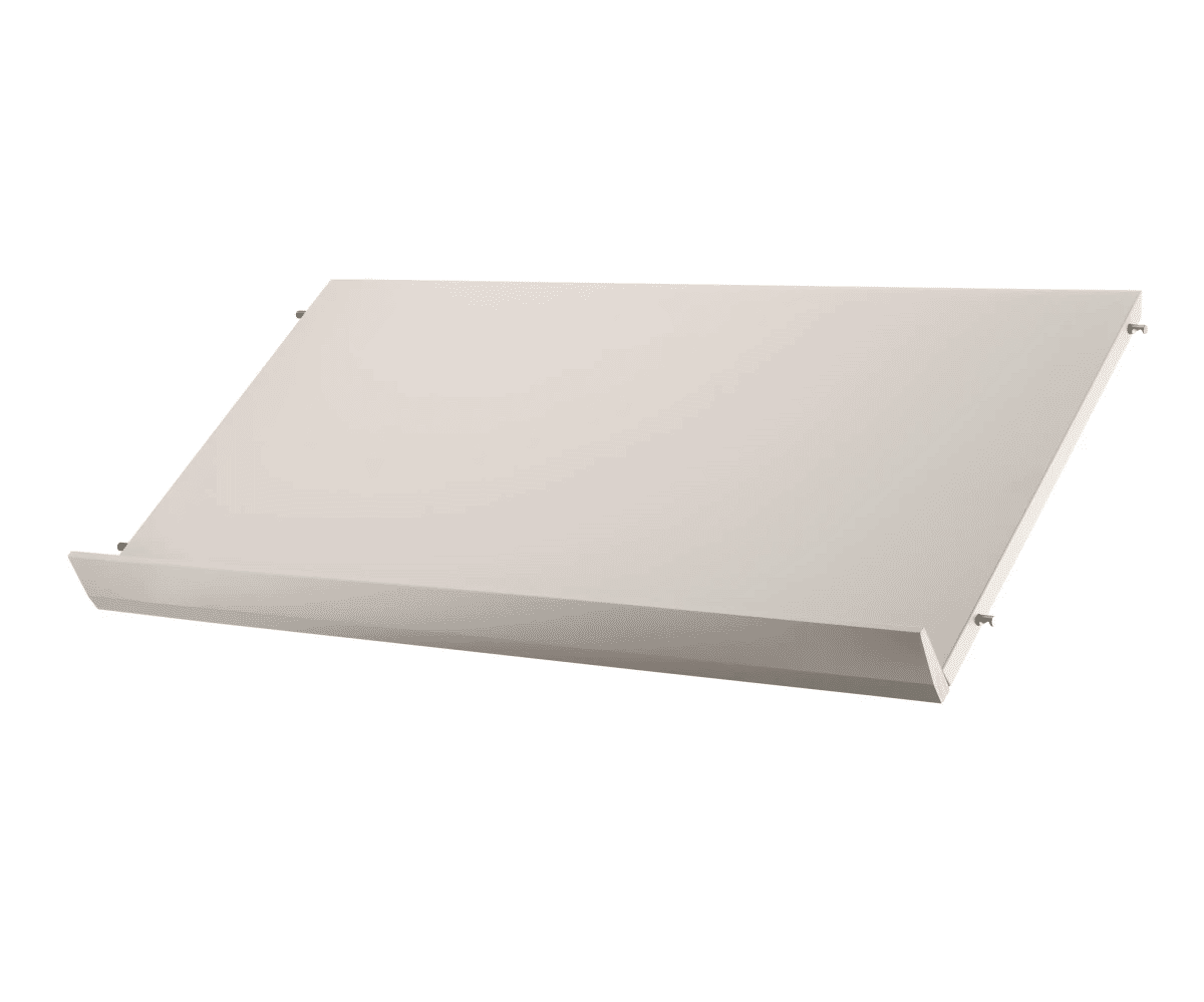 Massivt tidsskrifthylle 78x30x15 Beige