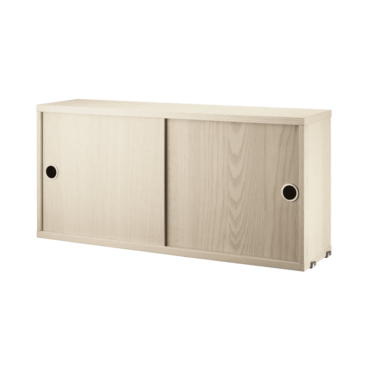 Skap med skyvedør 78x20x37 Ask
