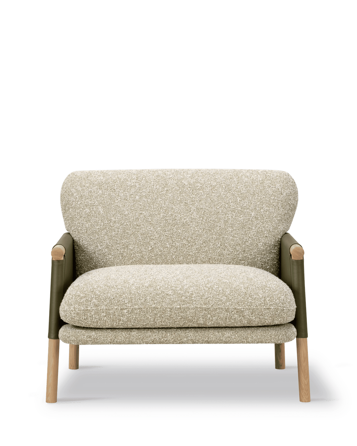 Savannah Chair – Zero 002 Skinn Trace 8146, Oliven Eik lys olje, FSC Mix 70%