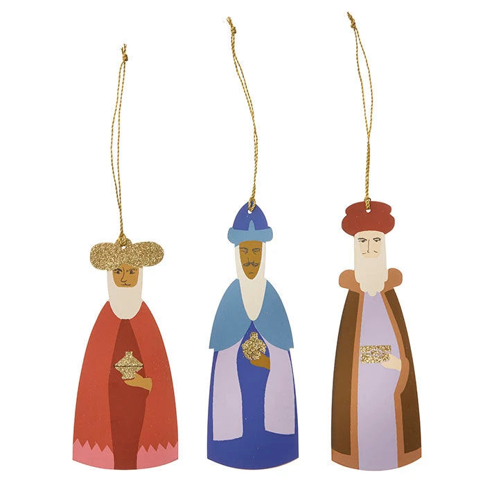Papirpynt Wise Men 12-14 cm, 3 stk