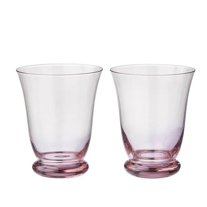 Vannglass Trellis Blush, 2 stk
