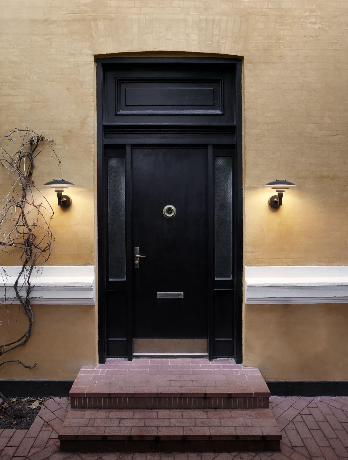 PH 3-2½ Utendørs Vegglampe – Black