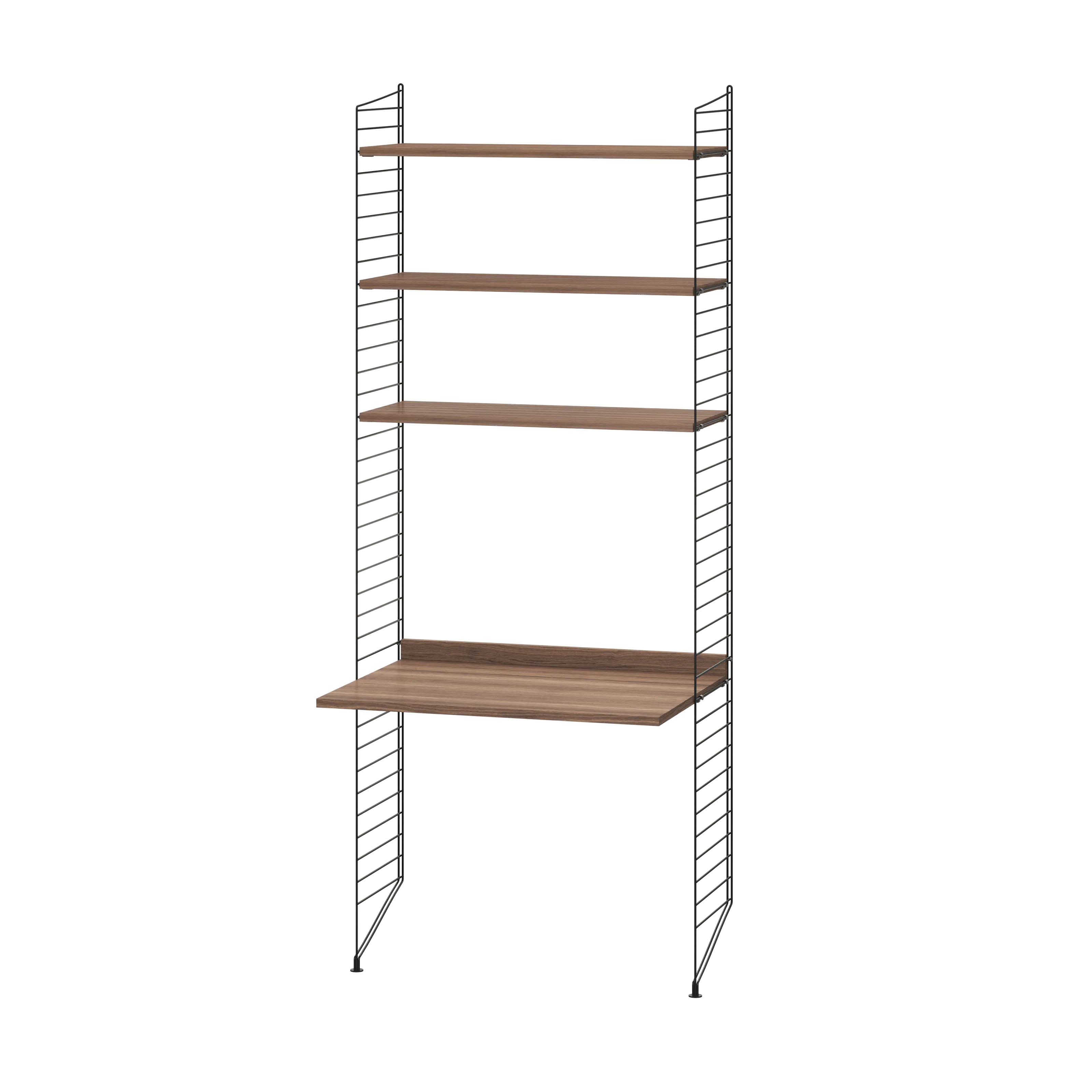 Arbeidsplass A – gulvmontert, 1 hylle og arbeidsbord