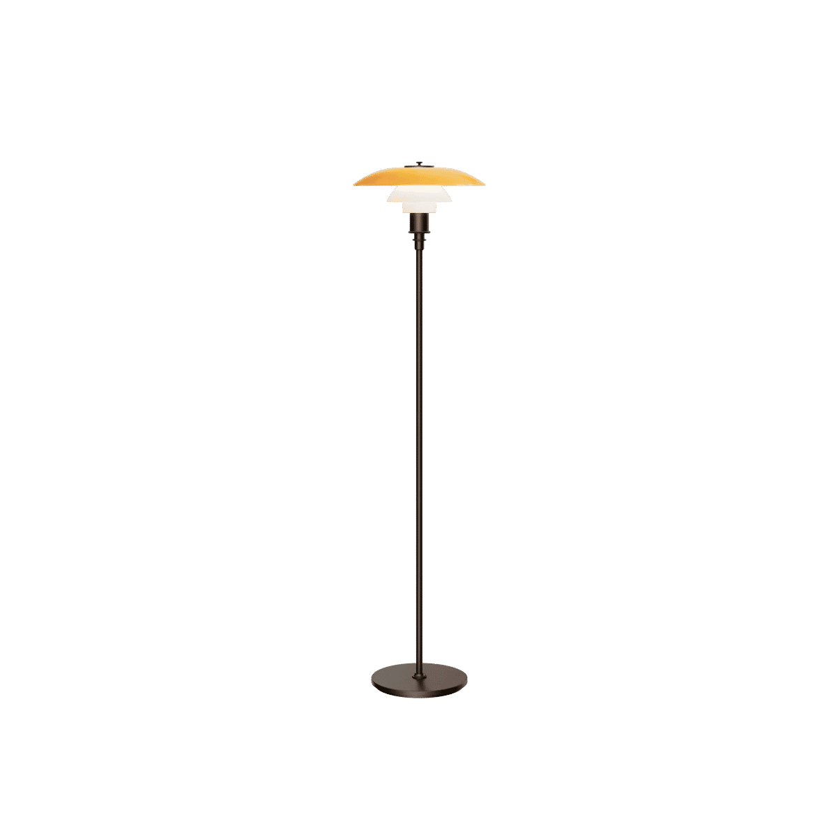 PH 3½-2½ Gulvlampe Centenary Edition – Amber/opal white