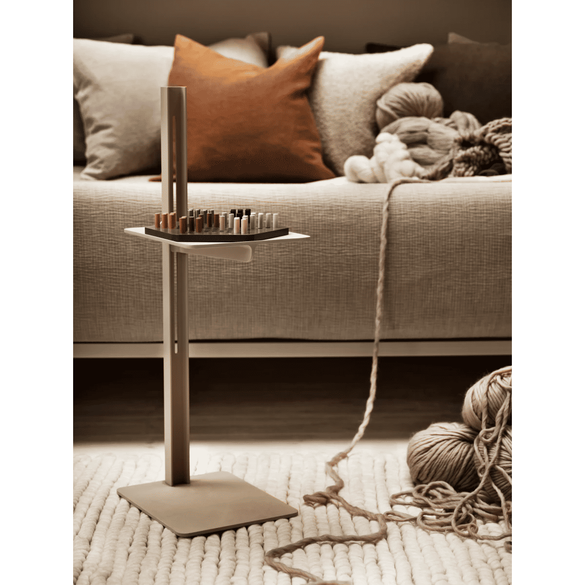 Museum Sidetable 24x30x76,5 Beige