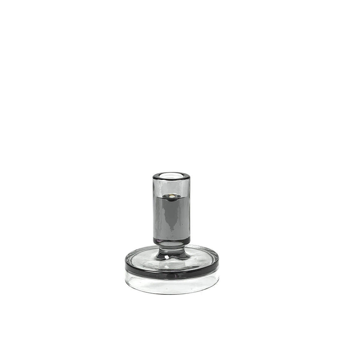 Petra Lysestage Smoke Grey Ø10xH11cm