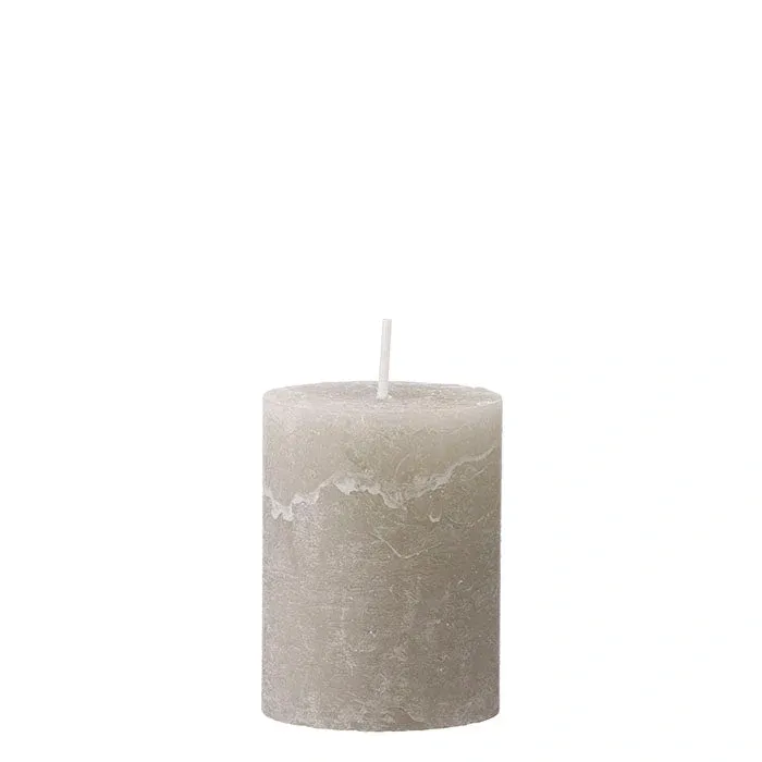 Blokklys rustikk H9 cm Stone