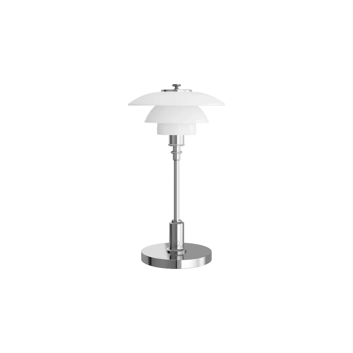PH 1/1 Portable Lampe – High lustre chrome plated