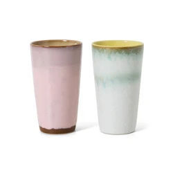 70-talls keramikk: latte krus, f
