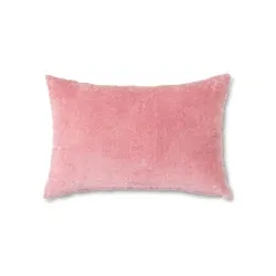 Velvet cushion rose 60x40 cm