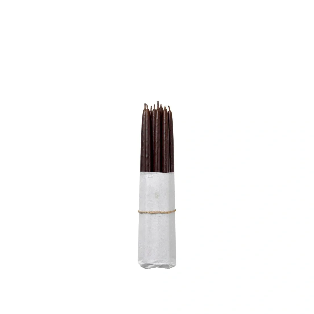 Smooth kronelys Mørkebrun 21 cm, 10-pk