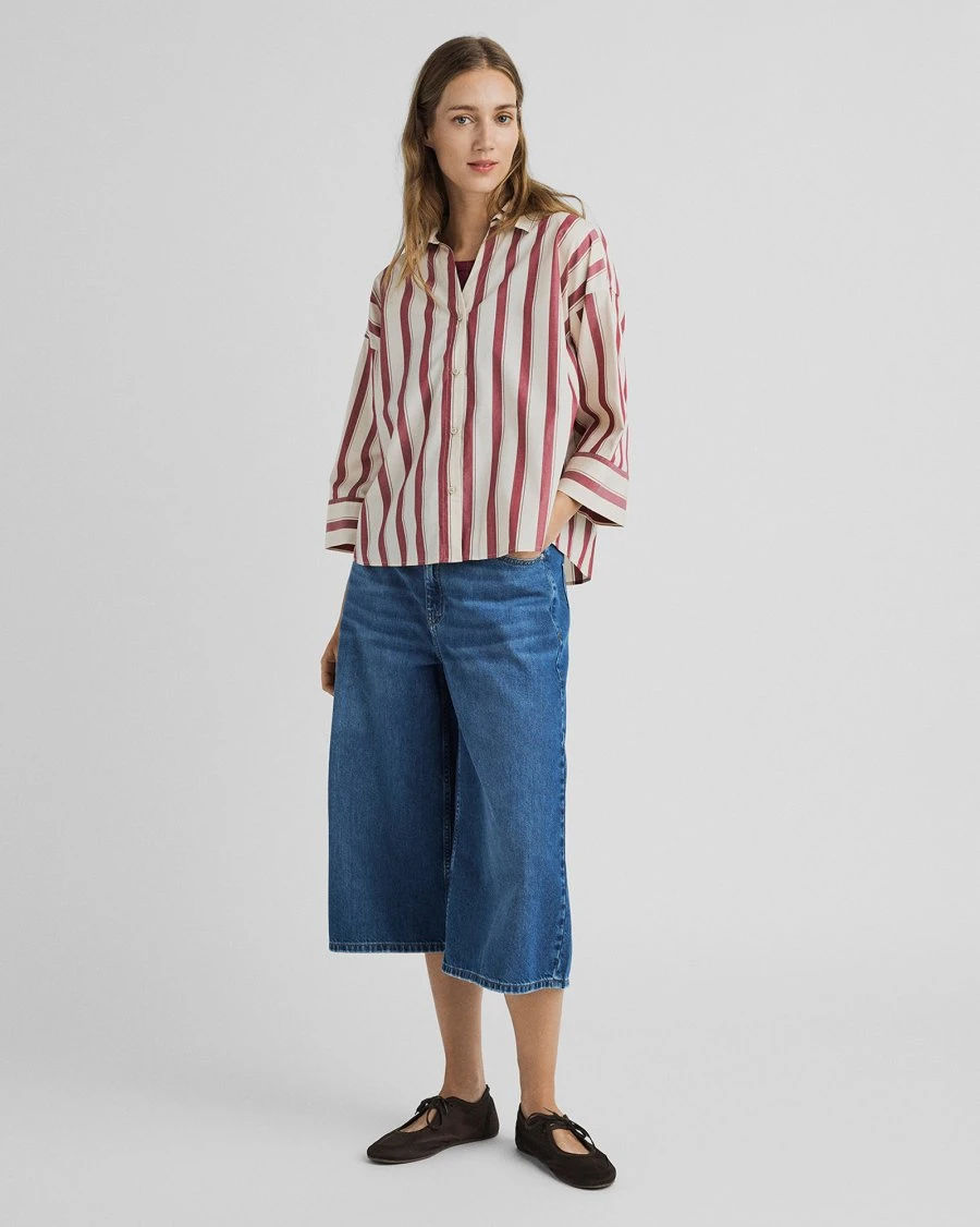 Susana Selmina 3/4 Shirt STP – RHODODE/OATMEAL / L/XL