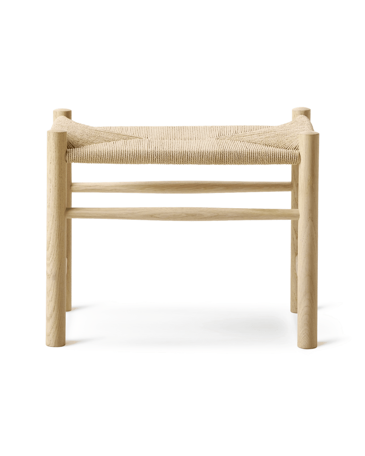 Wegner J16 Stool – Naturell papirsnor Eik såpe, FSC Mix 70%