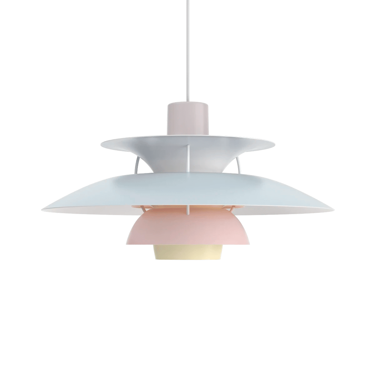 Pastels oyster blue peach