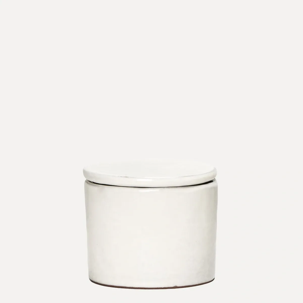Terracotta SmørKlokke Offwhite