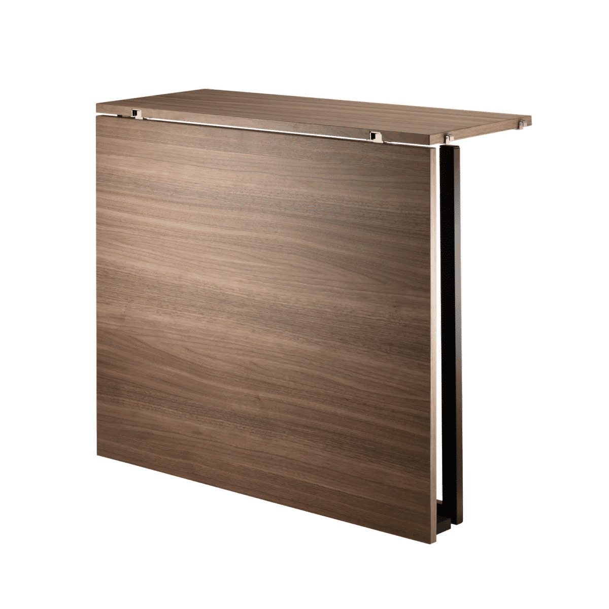 Klaffebord 78x30x71 Svart, Valnøtt