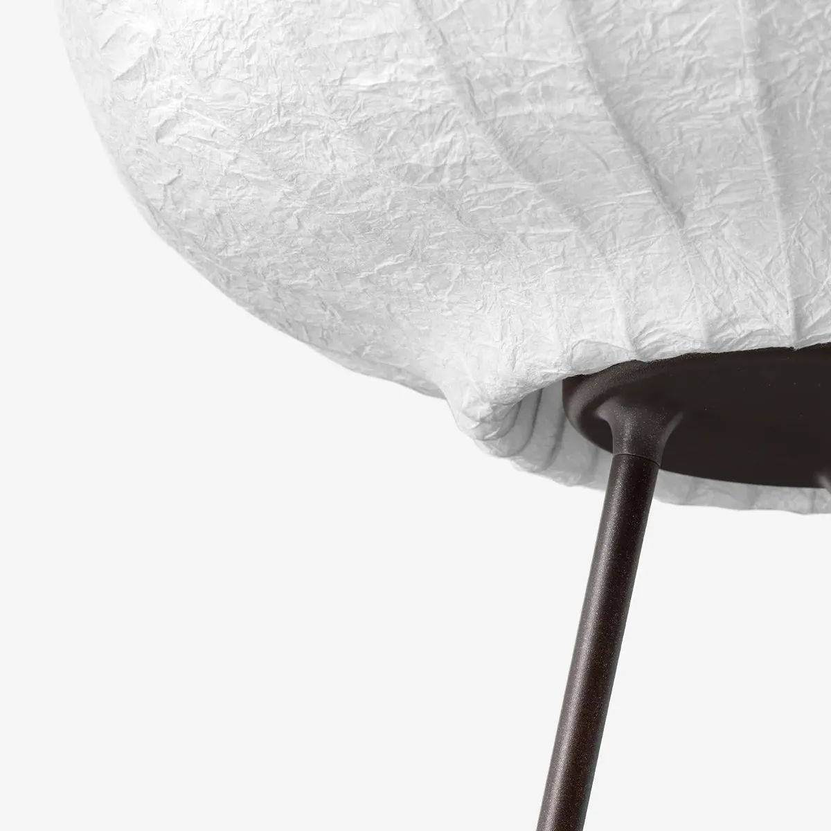 Vipp581 Papirlampe gulvlampe, mørk eik/mørk brun