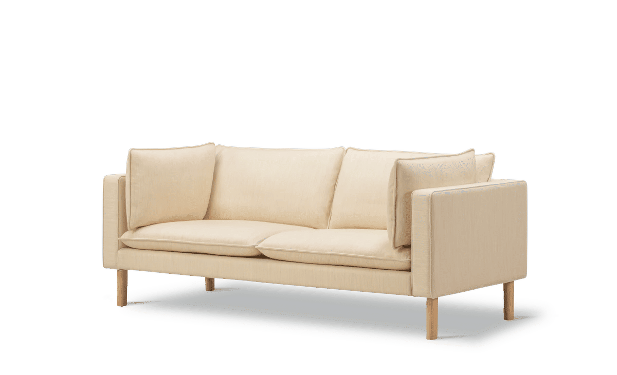Jota Sofa on Legs, 2-pers., 185 cm – Mood 1104 Eik lys olje, FSC Mix 70% Armputer inkludert