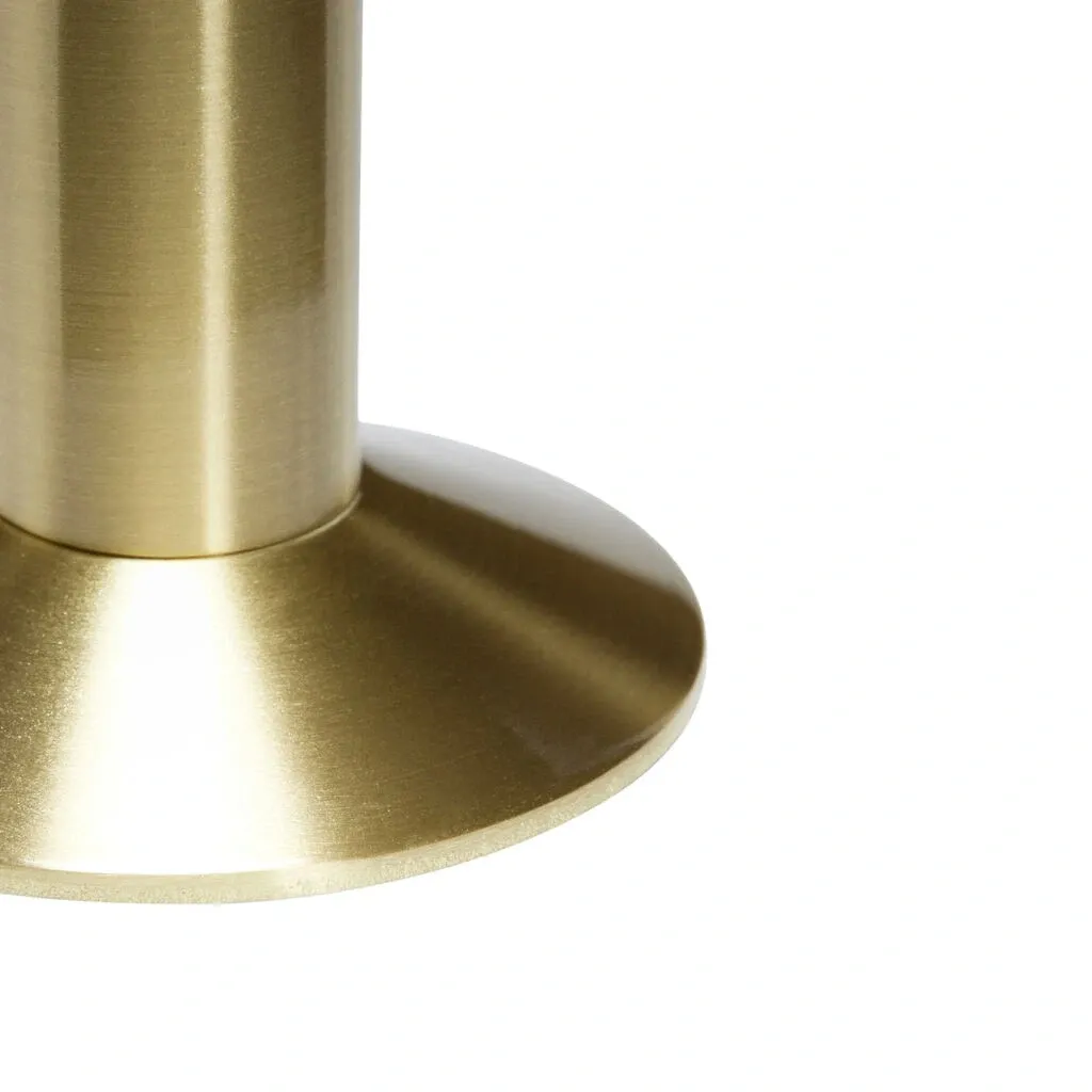 Sleek Candleholder Brass ø7xh12cm