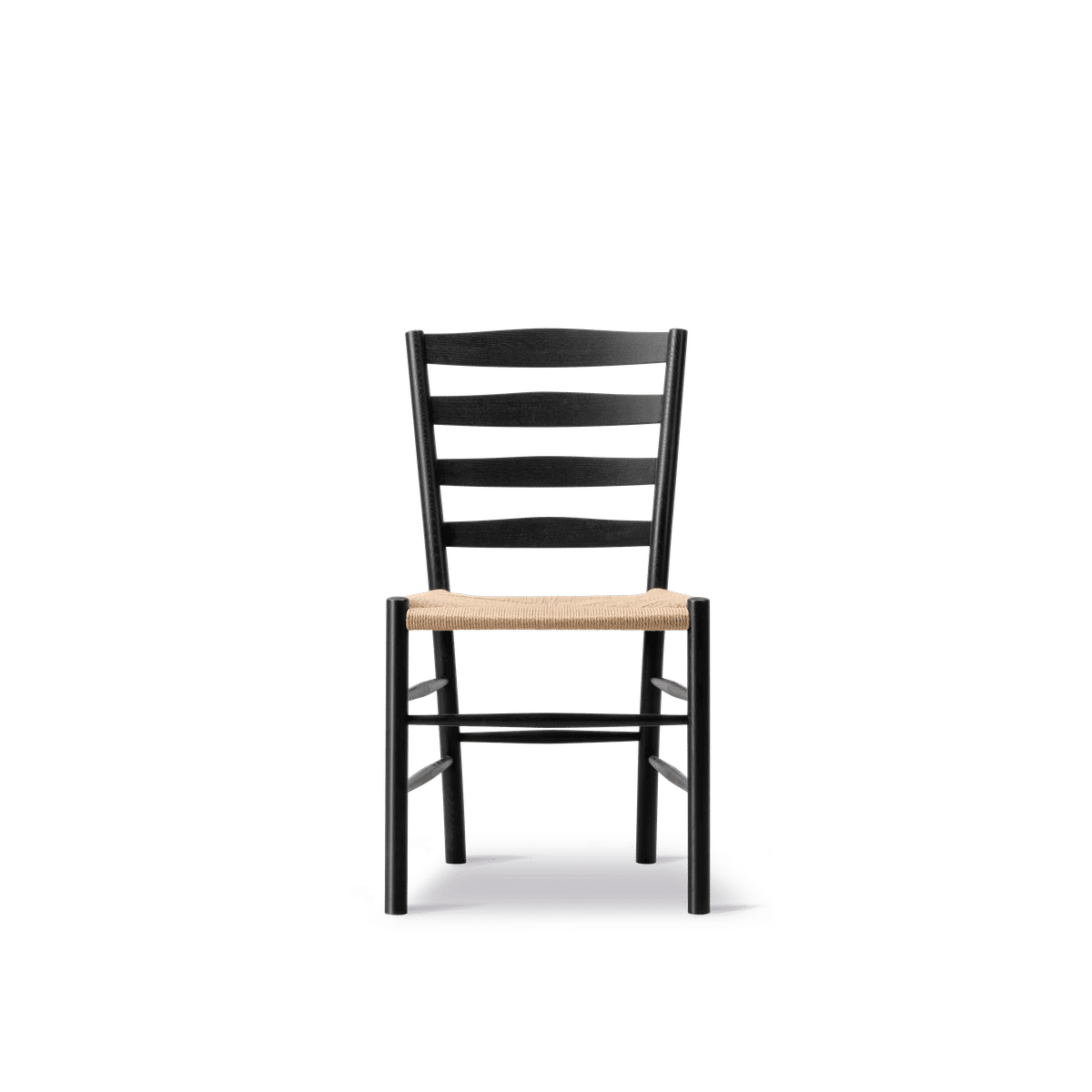 Klint Chair – Naturell papirsnor Eik sort lakkert, FSC Mix 70%