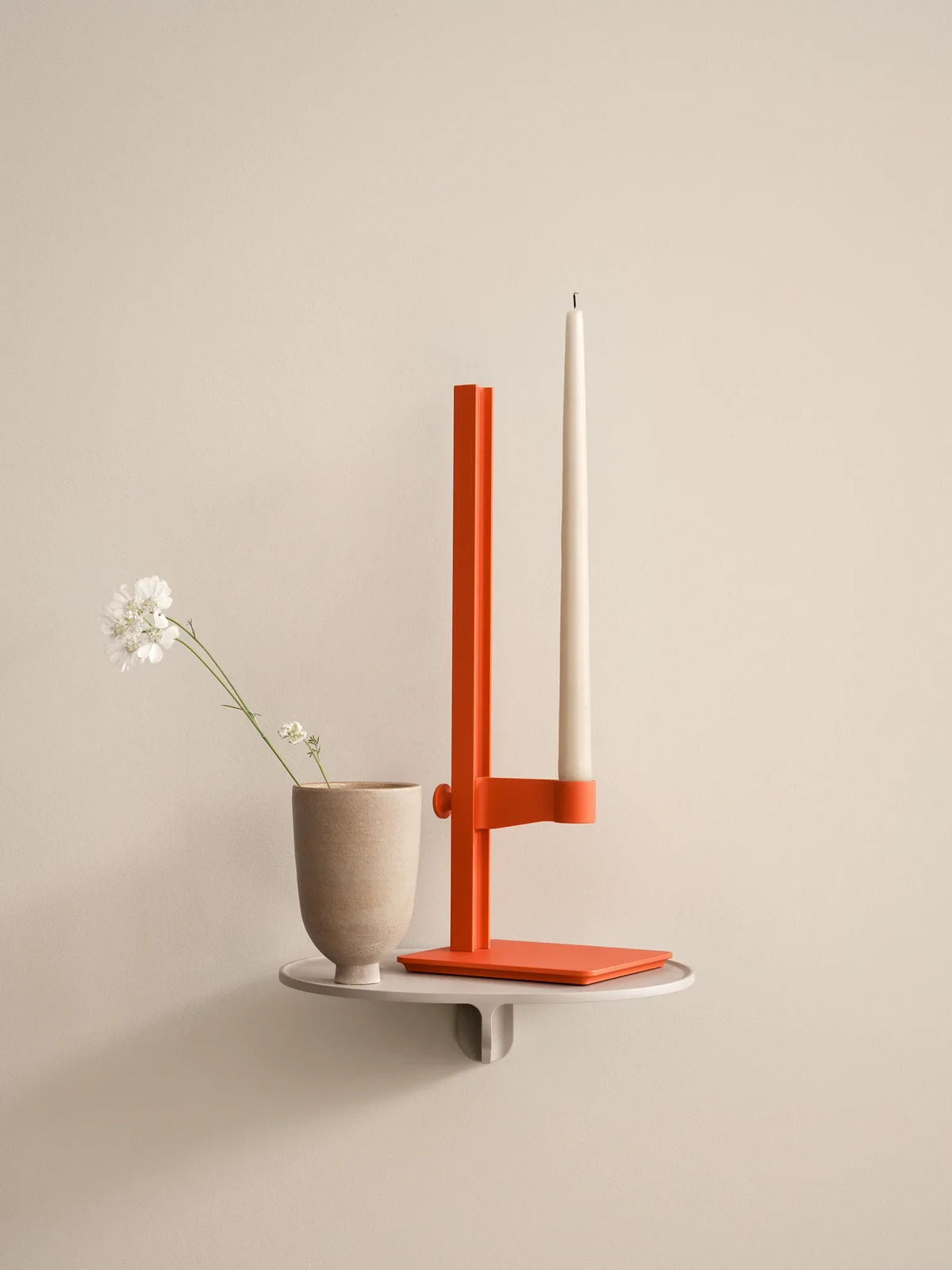 Museum lysestake 13x15x40 Oransje