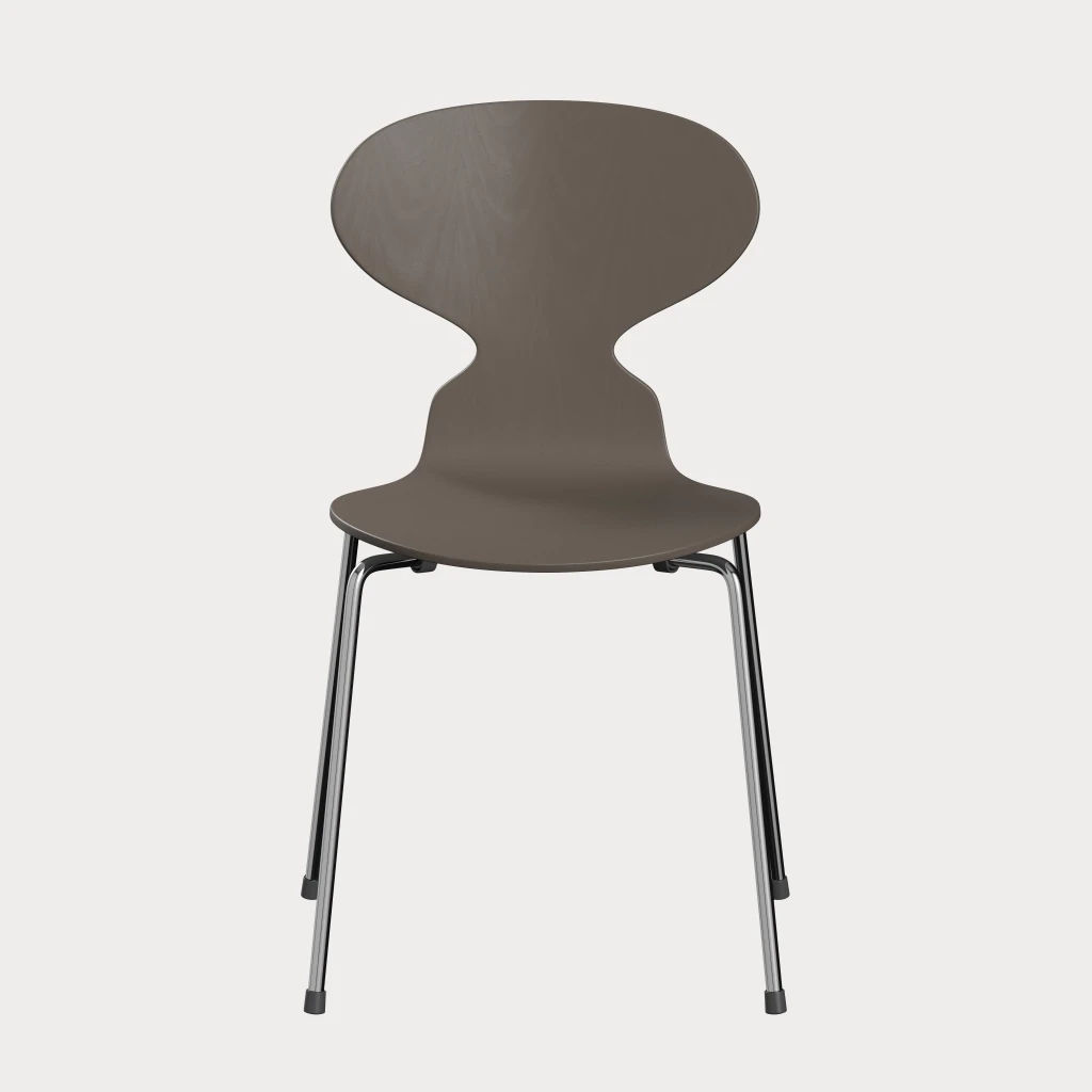 Myren™ 3101 Skallstol, farget finer Deep Clay (145), forkromet stålben