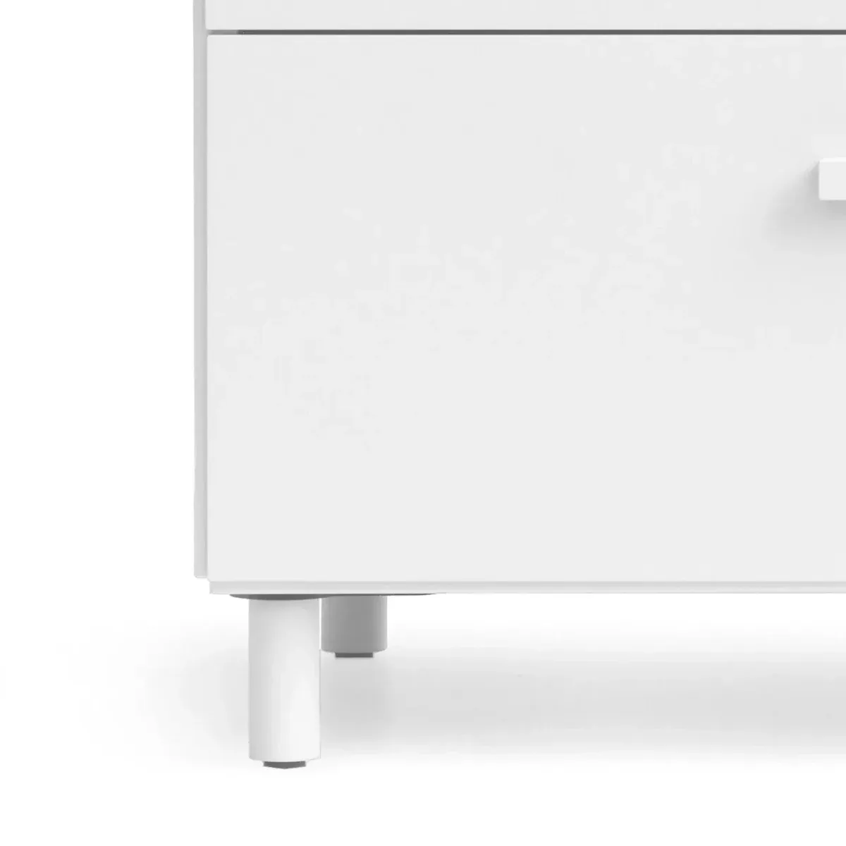Relief kommode, lav 123x41x46,6 Hvit