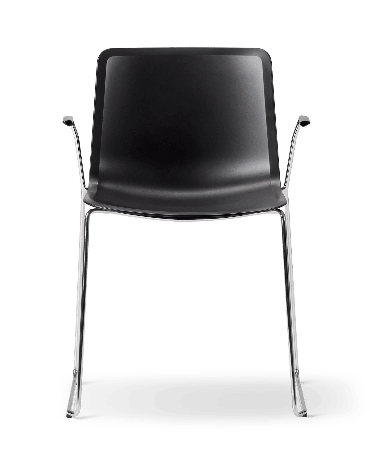 Pato (4110) Sledge Armchair – Sort Krom