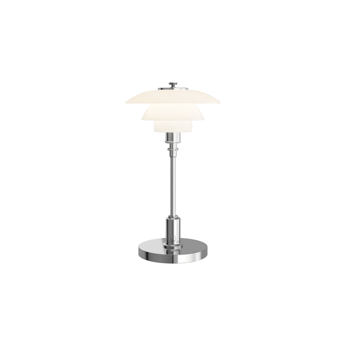 PH 1/1 Portable Lampe – High lustre chrome plated
