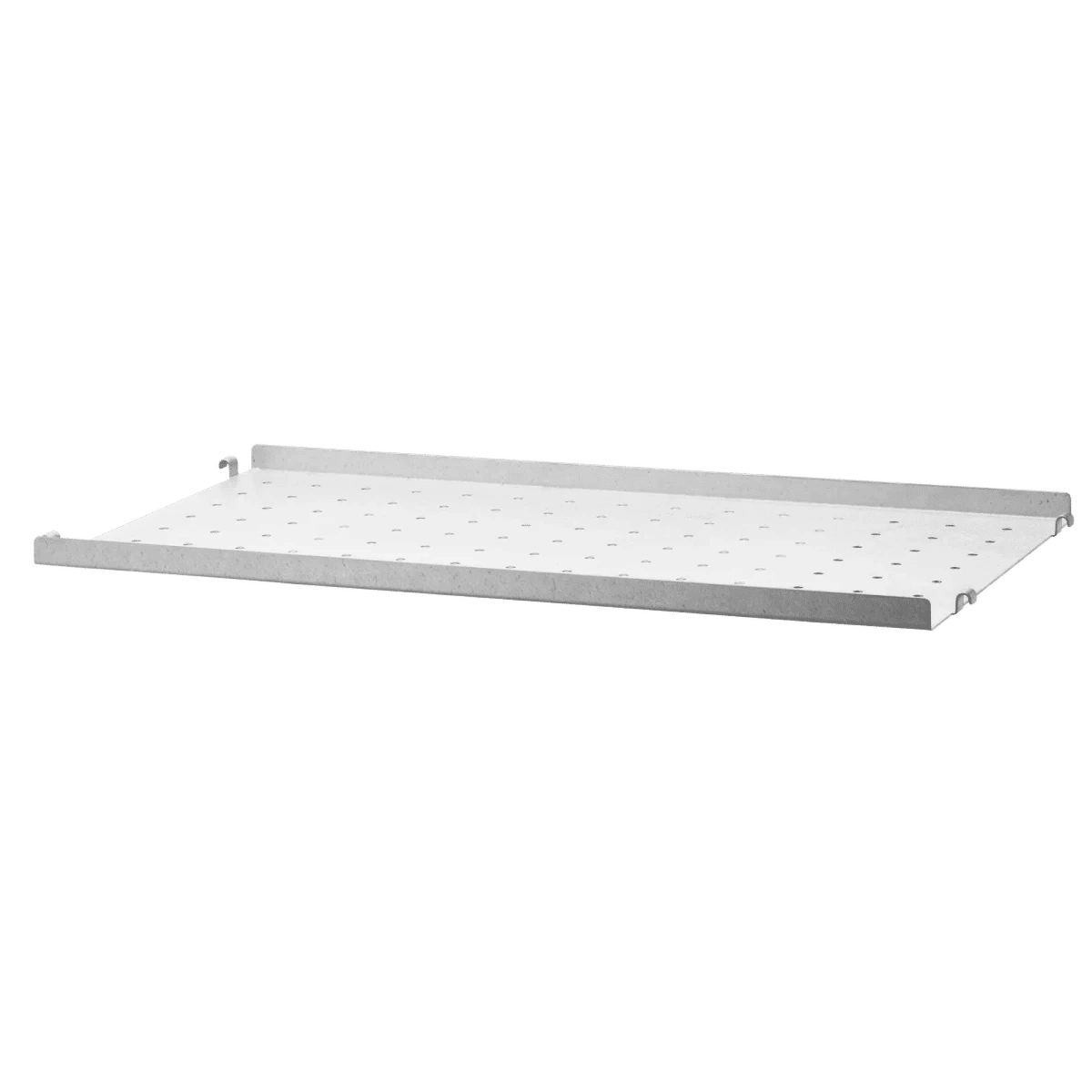 Metallhylle med lav kant, galvanisert 58x30x2 Galvanisert