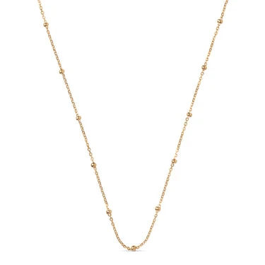 Halskjede, Beaded Chain Gold