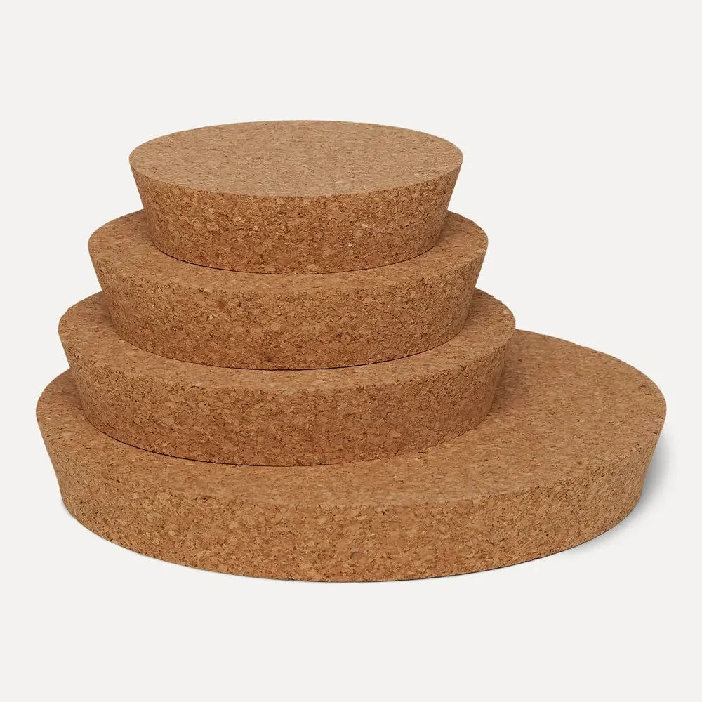 Lokk/Coaster Kork L 14cm, Lys