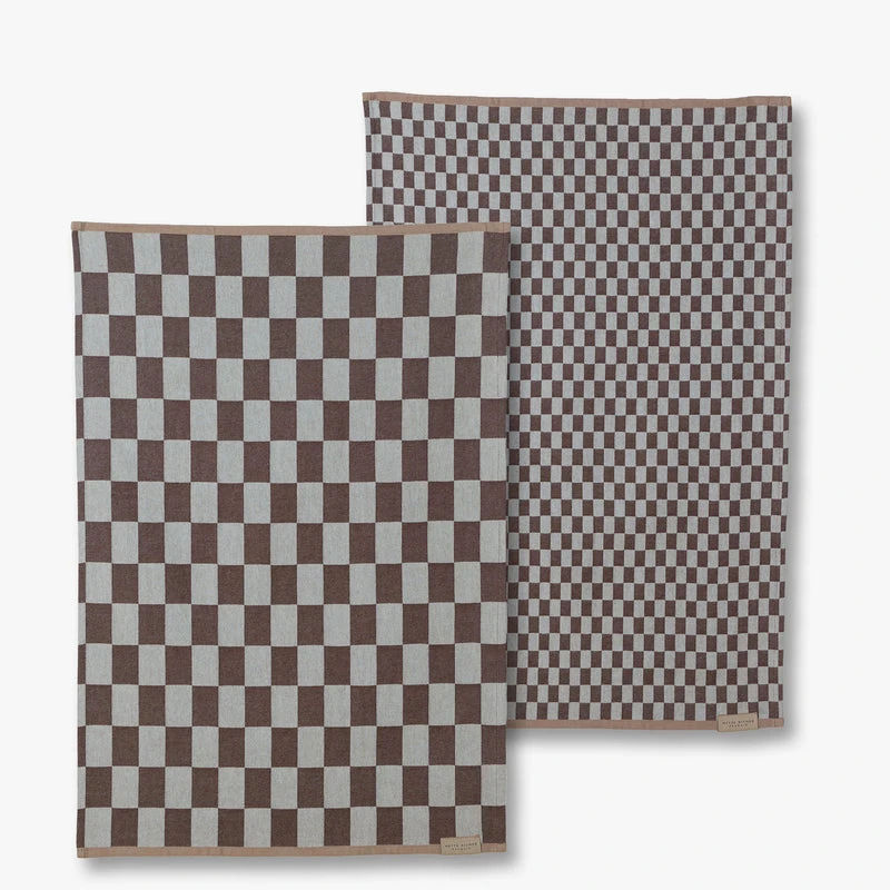 MINI-MAX kjøkkenhåndkle 2-pack, Brown