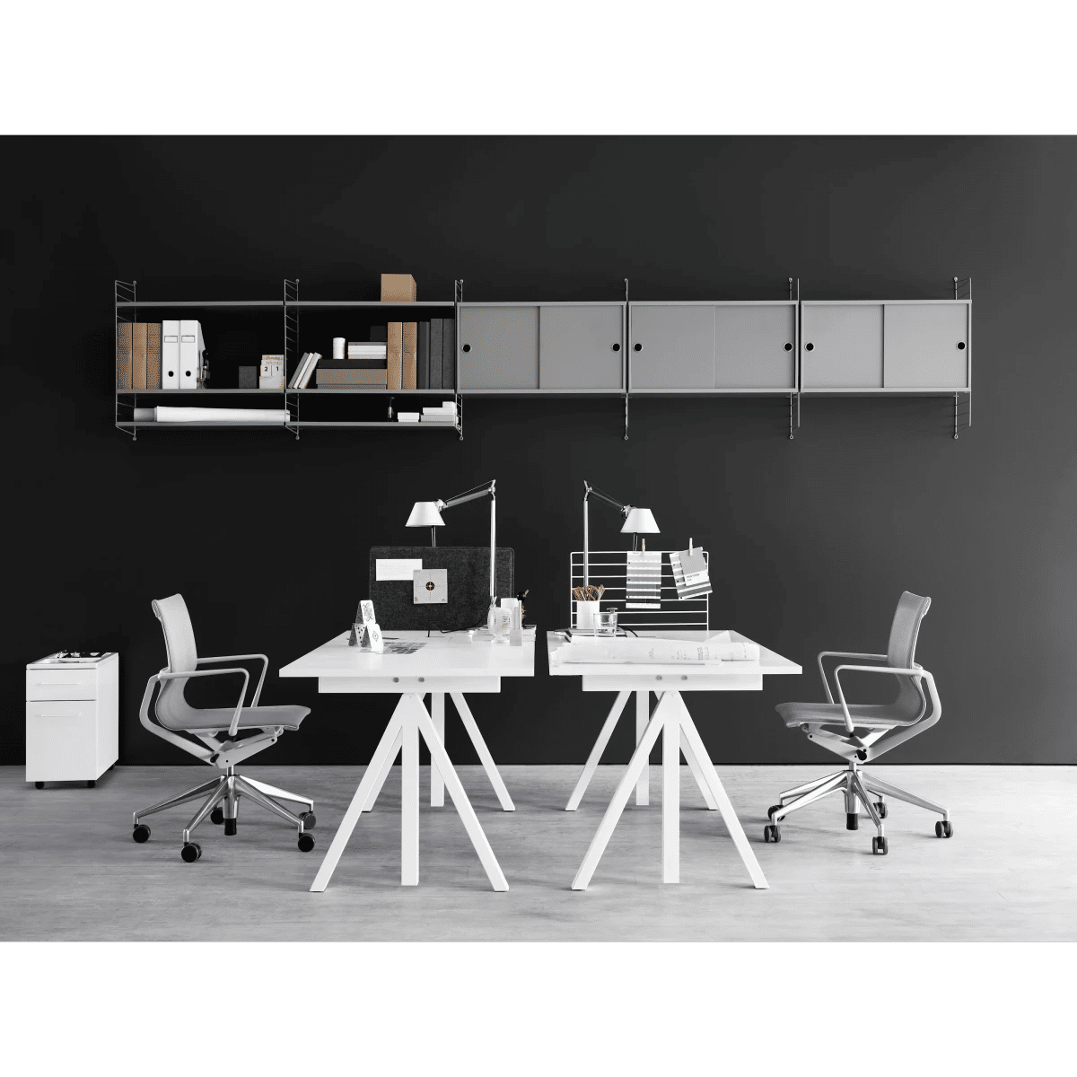 Skrivebordsplate 160x78x2,2 Hvit