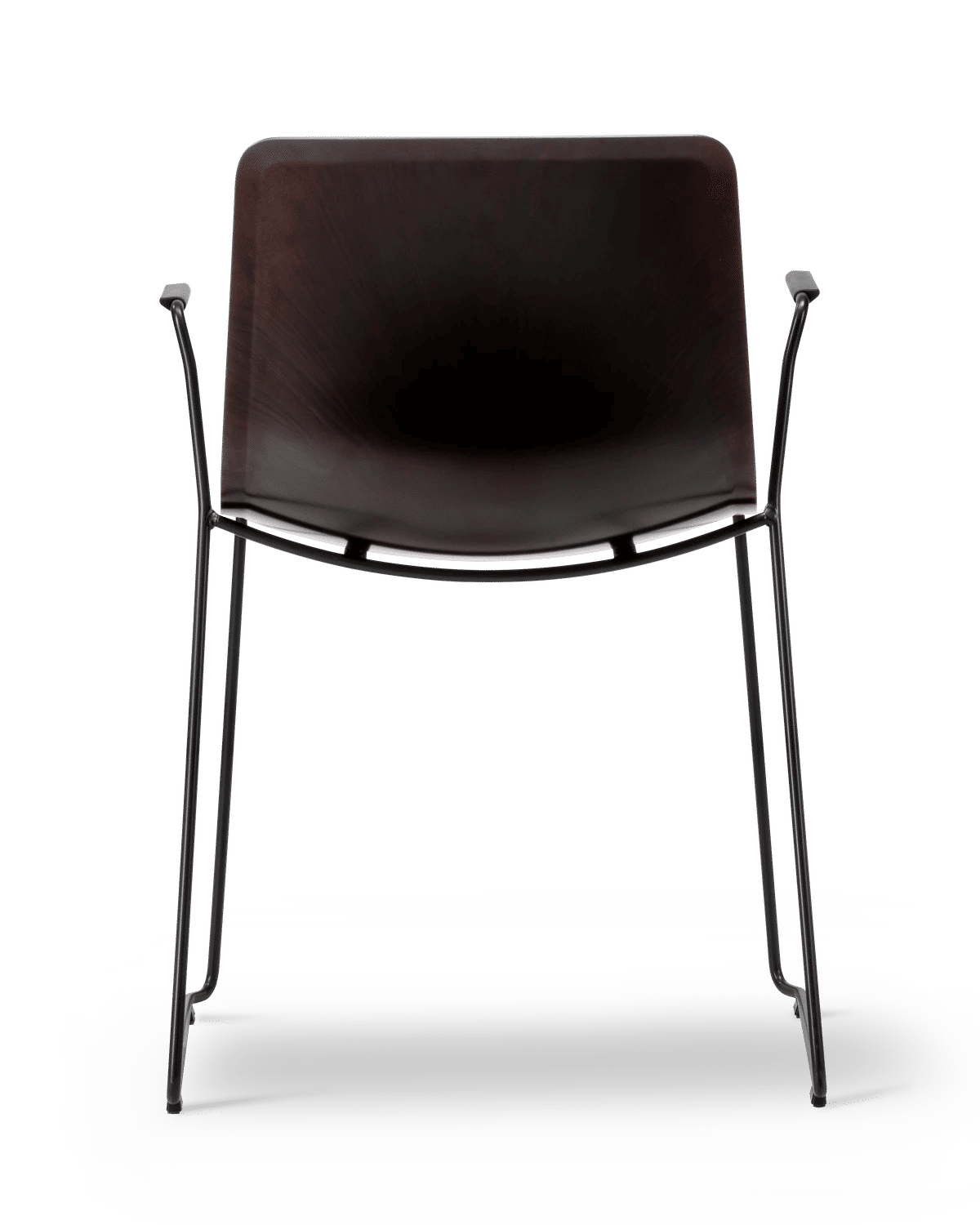 Pato (4113) Paper Sledge Armchair – Papershell m/sorte skruer, FSC Mix 70% Sort