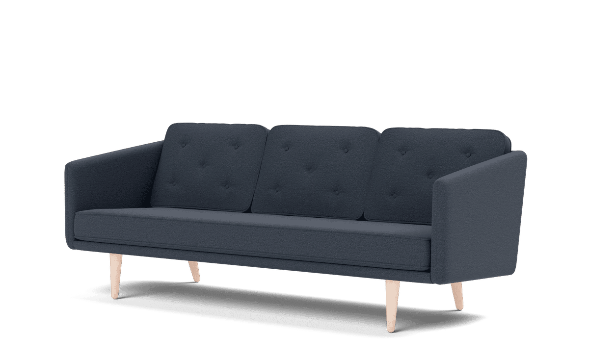 No. 1 Sofa, 3 seater, 206 cm – Bardal 780 Eik såpebehandlet, FSC Mix 70%