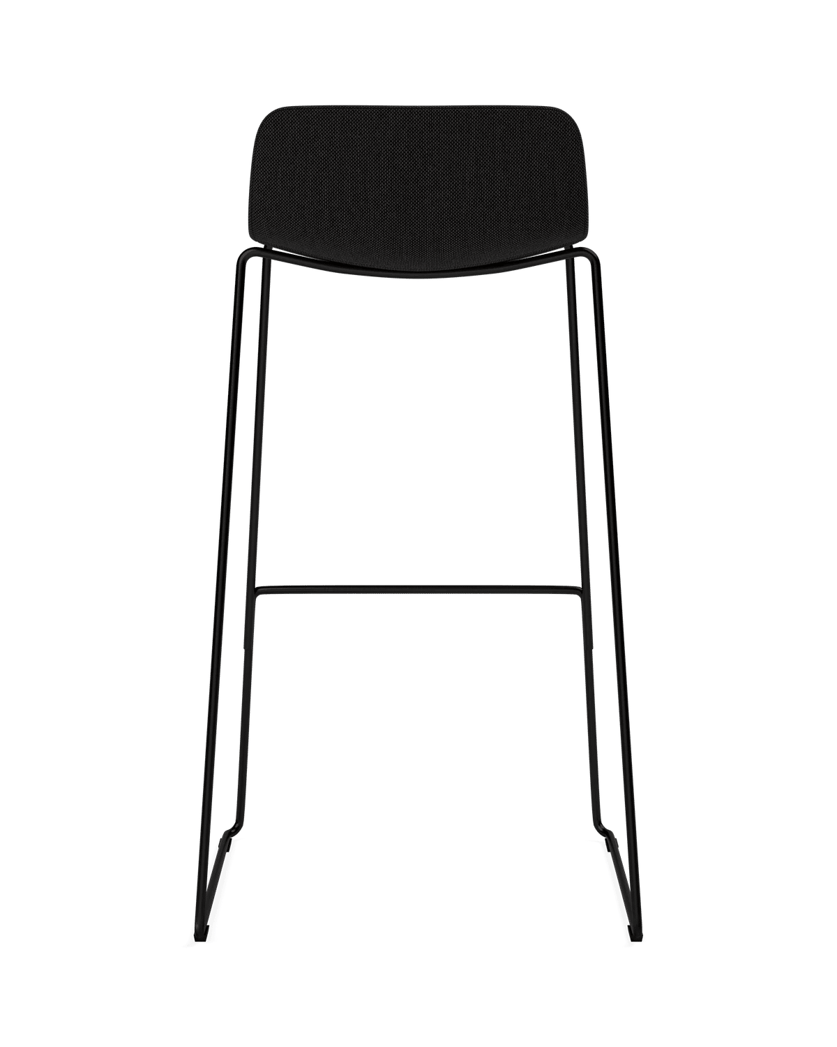 Pato Stool – Re-Wool 198 Sort Sh 78 cm